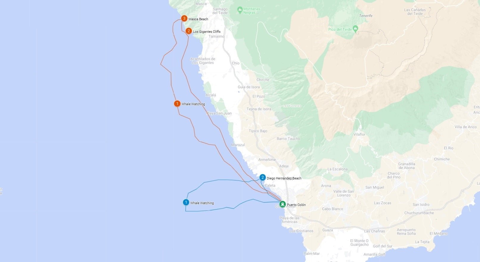 Catamaran Tour Routes Catamaran Tour Routes